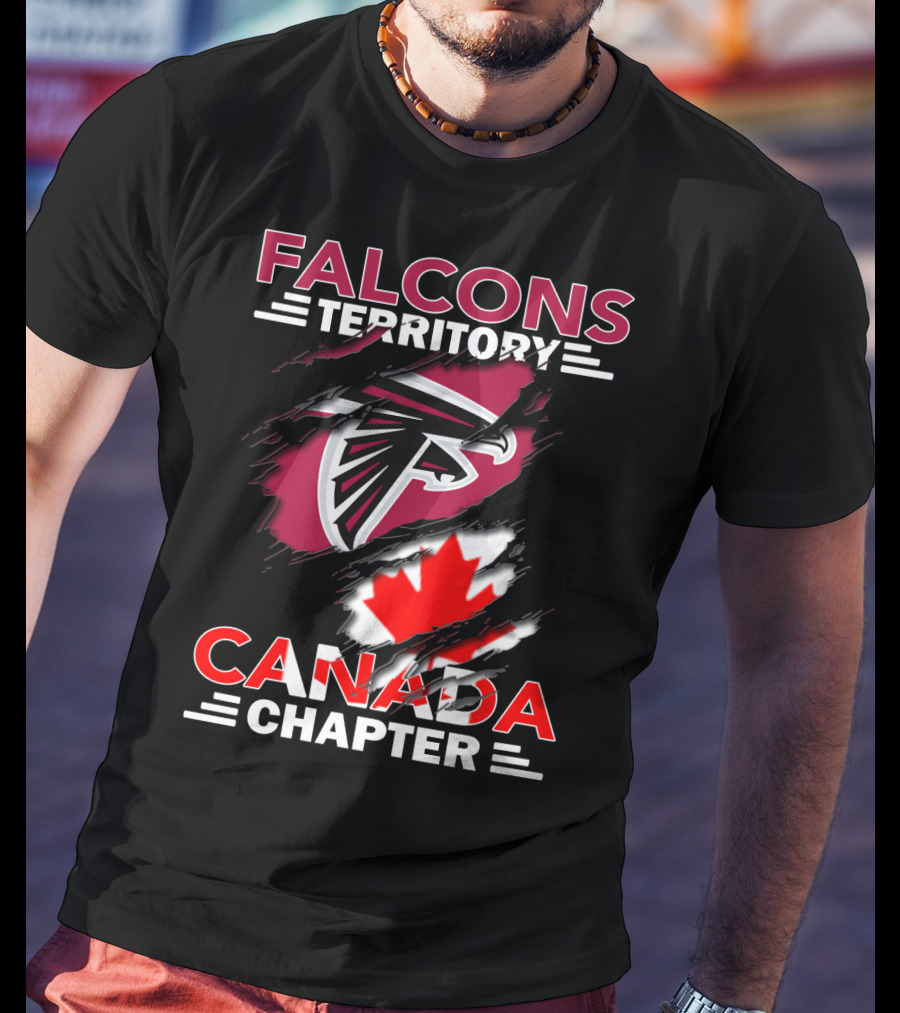 Falcons Territory Canada Chapter Atlanta Sports Fan Group T-Shirt