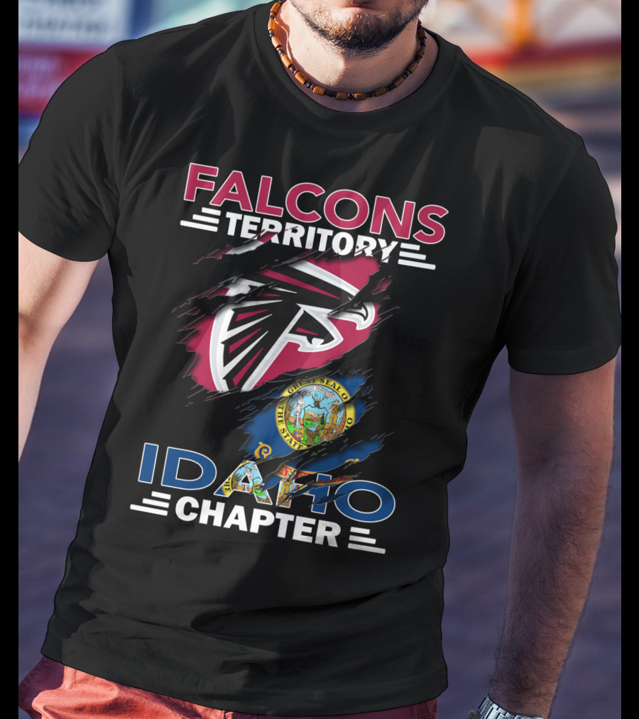 Falcons Territory Idaho Chapter State Pride And Fan Club T-Shirt