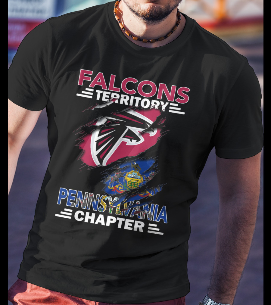 Falcons Territory Pennsylvania Chapter NFL Community Supporters T-Shirt