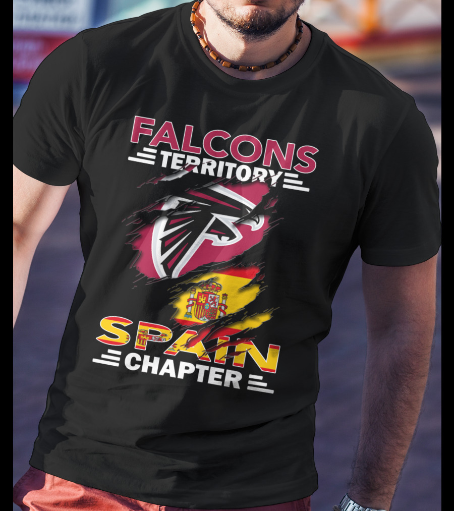 Falcons Territory Spain Chapter Flag T-Shirt
