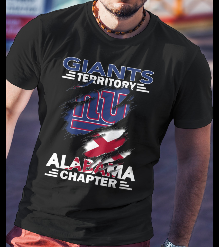 Giants Territory Alabama Chapter New York Football T-Shirt