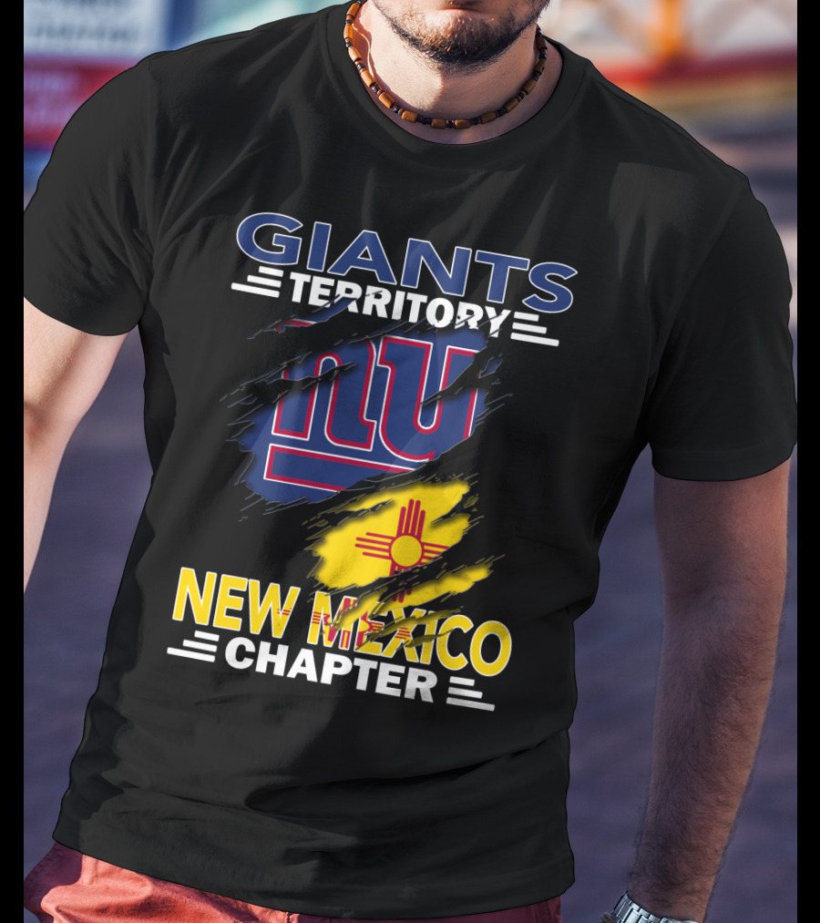 Giants Territory New Mexico Chapter NY Logo And Zia T-Shirt
