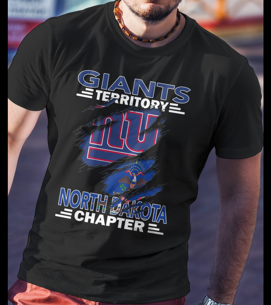 Giants Territory North Dakota Chapter NY Giants Fan Club T-Shirt