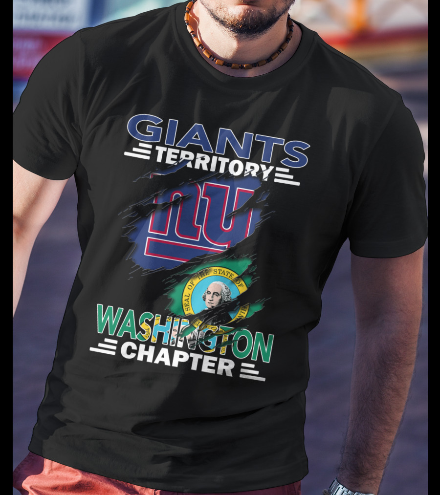 Giants Territory Washington Chapter Seal NY T-Shirt