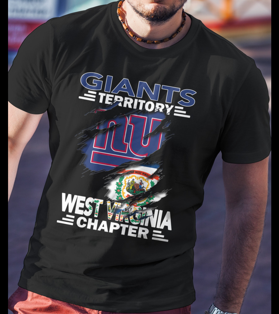 Giants Territory West Virginia Chapter NFL Sports Fan Group T-Shirt