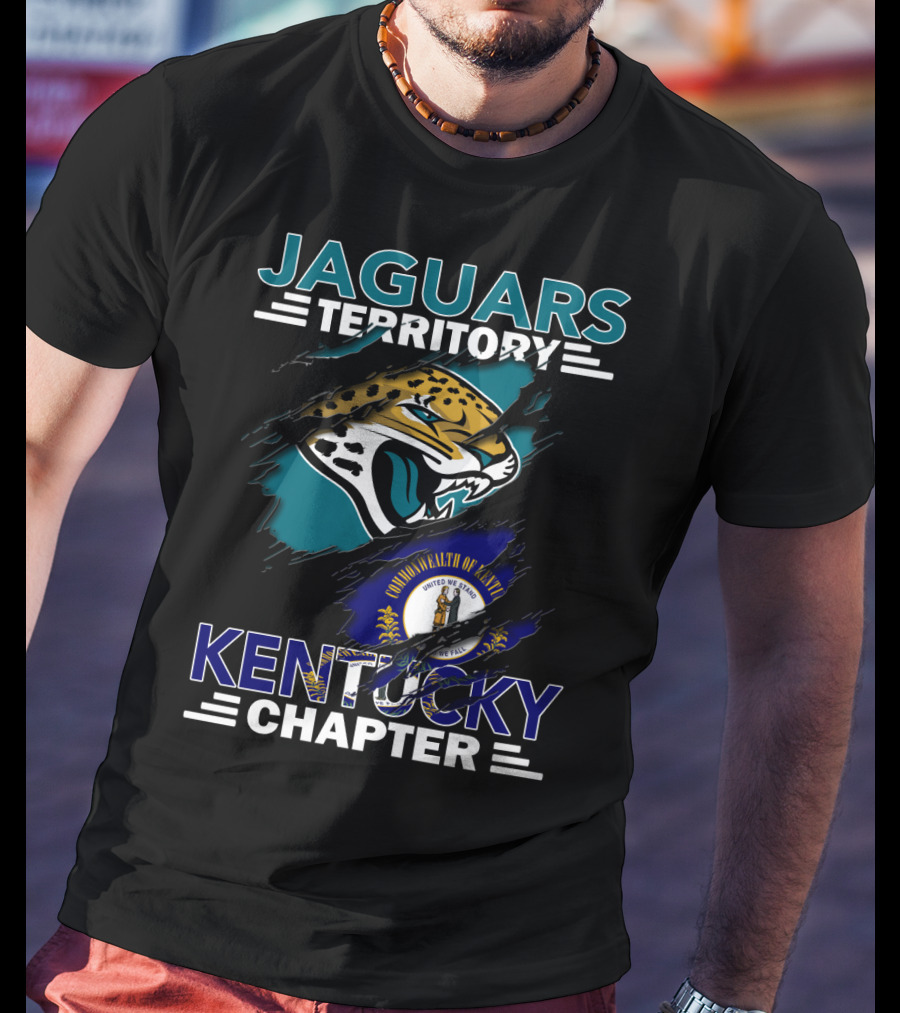 Jaguars Territory Kentucky Chapter Commonwealth Flag T-Shirt