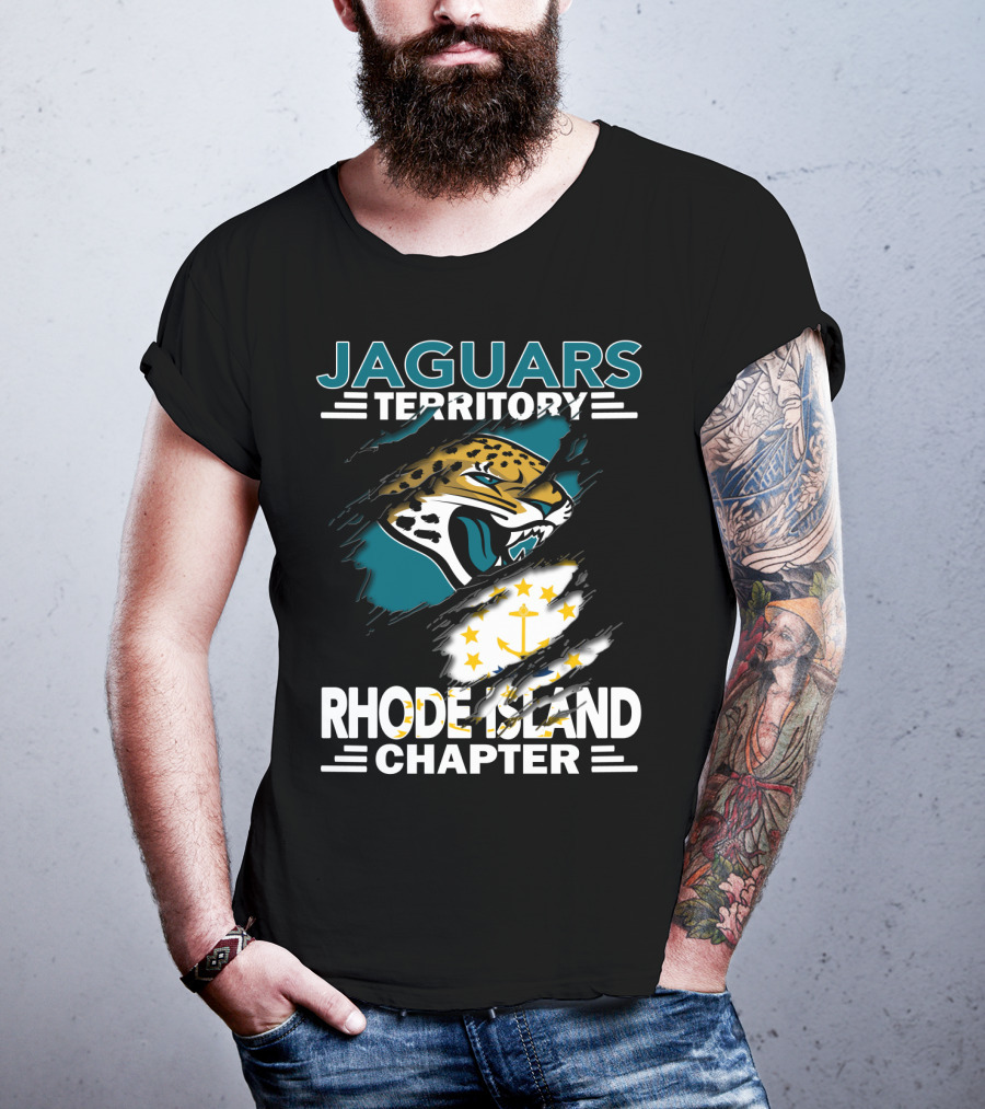 Jaguars Territory Rhode Island Chapter With Fierce Jaguar T-Shirt