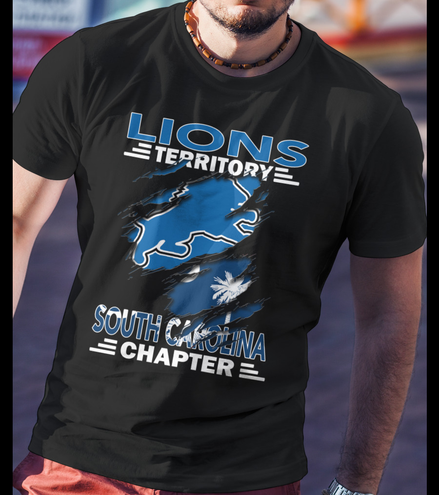 Lions Territory South Carolina Chapter Palmetto Flag T-Shirt