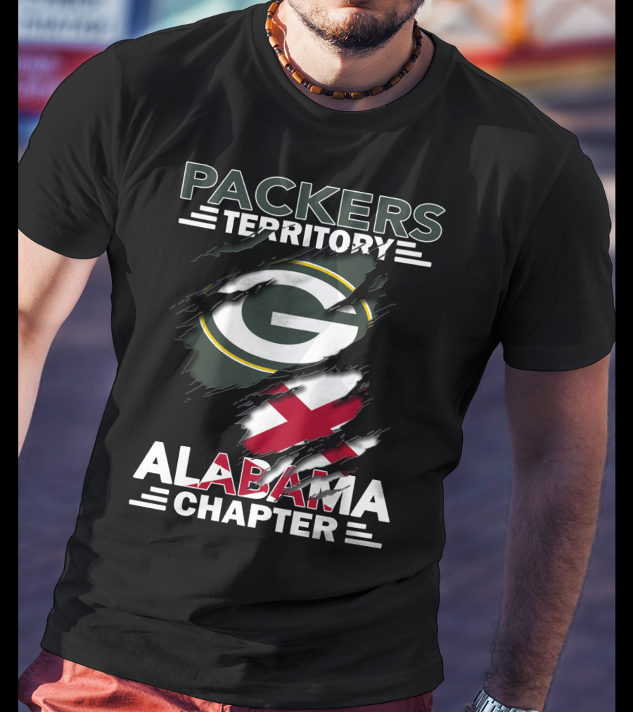 Packers Territory Alabama Chapter Green Bay Fans T-Shirt