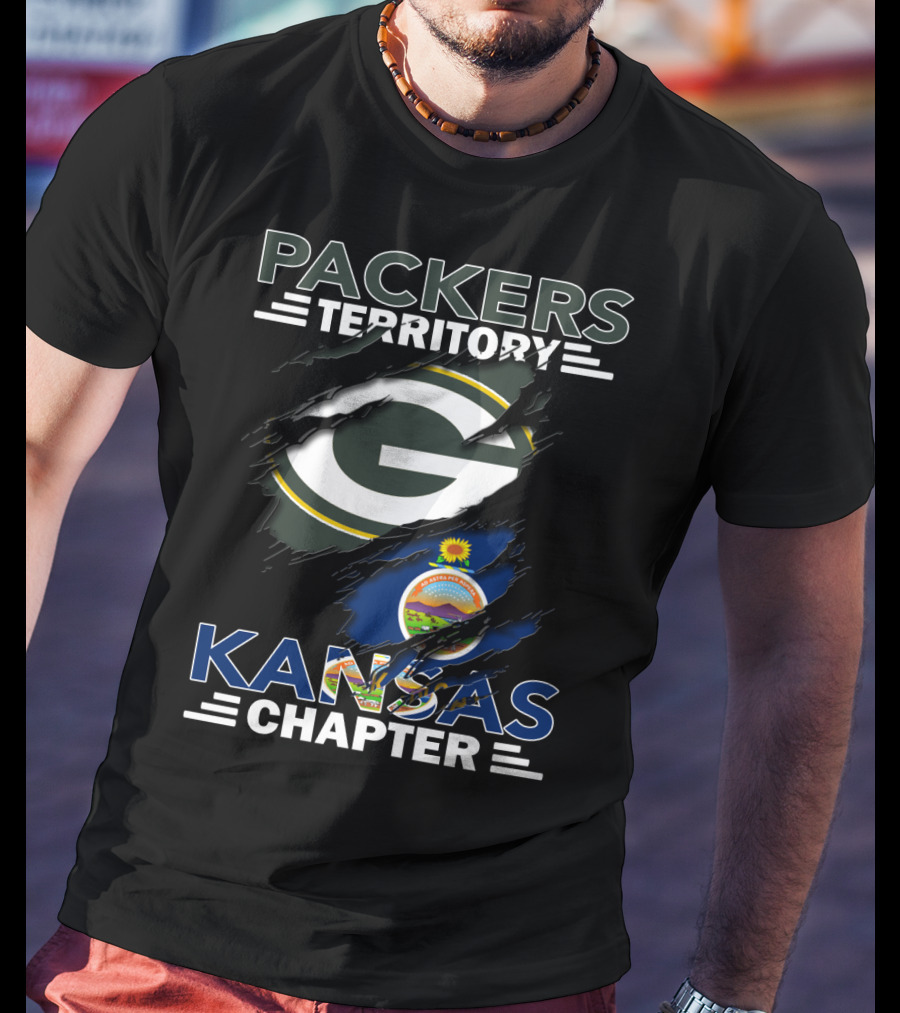 Packers Territory Kansas Chapter Green Bay Football Fans Of Kansas T-Shirt