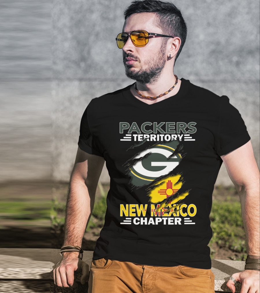 Packers Territory New Mexico Chapter G Logo And Zia T-Shirt