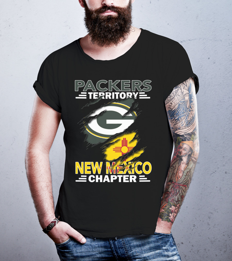 Packers Territory New Mexico Chapter G Logo And Zia T-Shirt