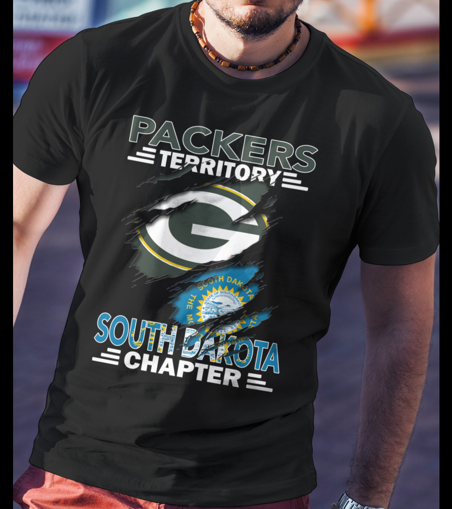Packers Territory G South Dakota Chapter Flag T-Shirt