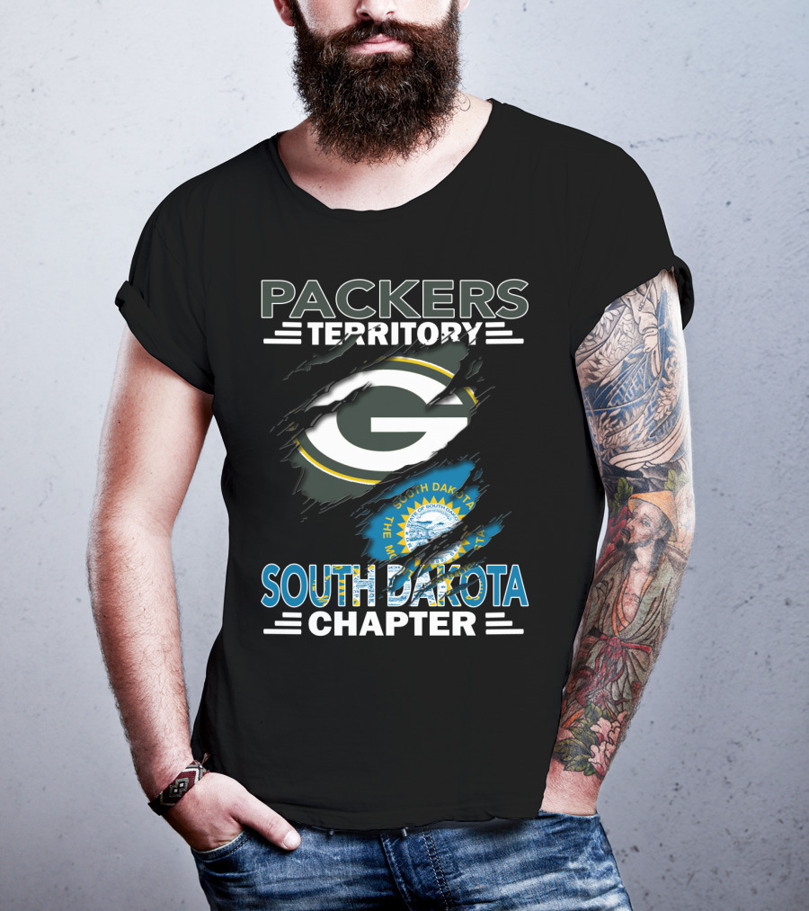 Packers Territory G South Dakota Chapter Flag T-Shirt