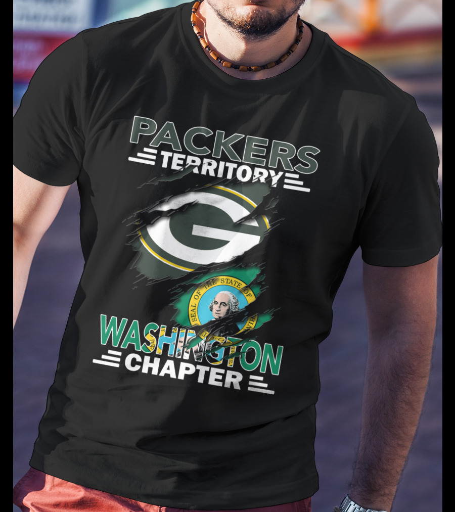 Packers Territory G Logo Seal Of Washington Chapter T-Shirt