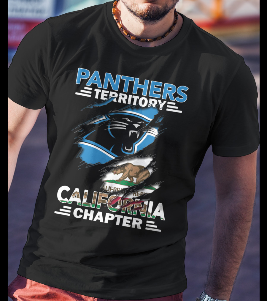 Panthers Territory California Chapter NFL State Pride T-Shirt