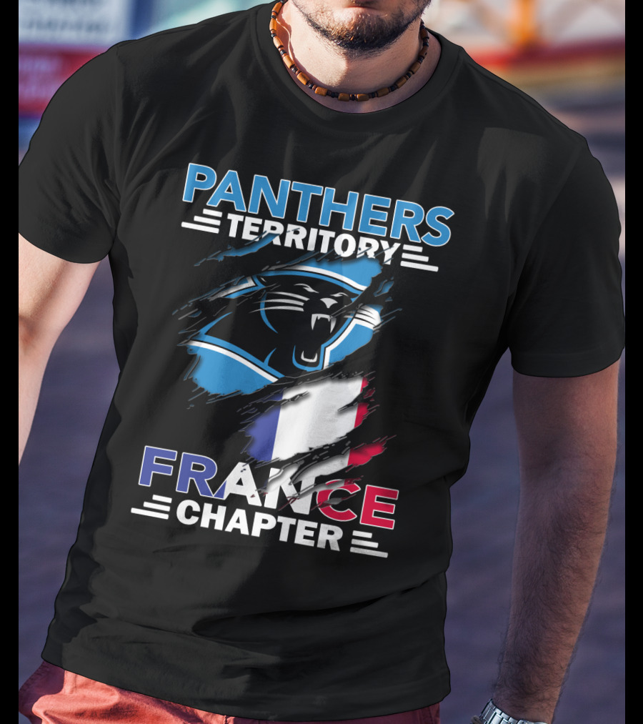 Panthers Territory France Chapter Flag T-Shirt