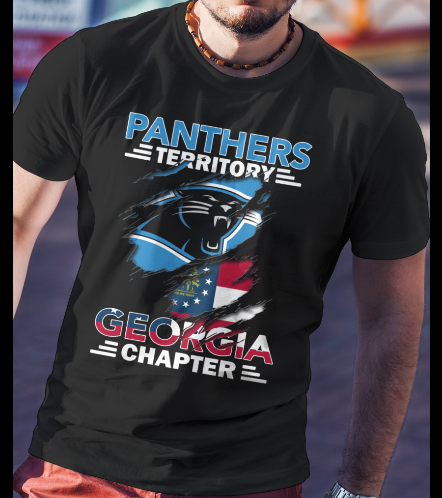 Panthers Territory Georgia Chapter Flag T-Shirt