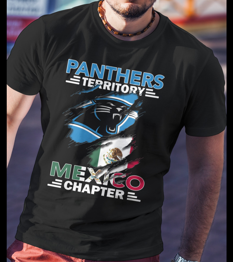 Panthers Territory Mexico Chapter Flag Emblem T-Shirt
