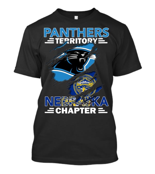 Panthers Territory Nebraska Chapter State Seal And Panther T-Shirt