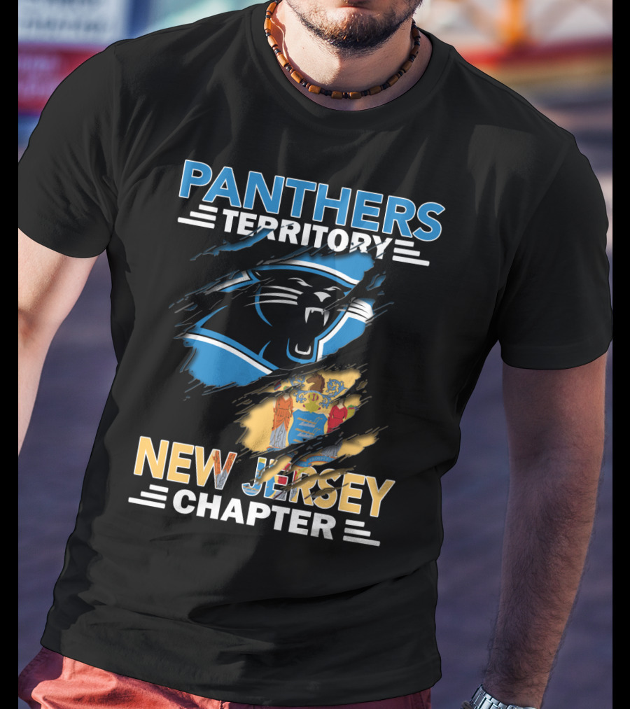 Panthers Territory New Jersey Chapter Logo And Seal Combo T-Shirt