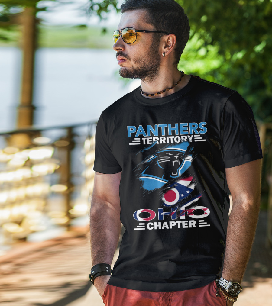 Panthers Territory Ohio Chapter Flag And Logo Combo T-Shirt