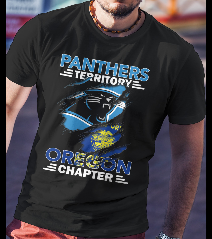 Panthers Territory Oregon Chapter Football T-Shirt