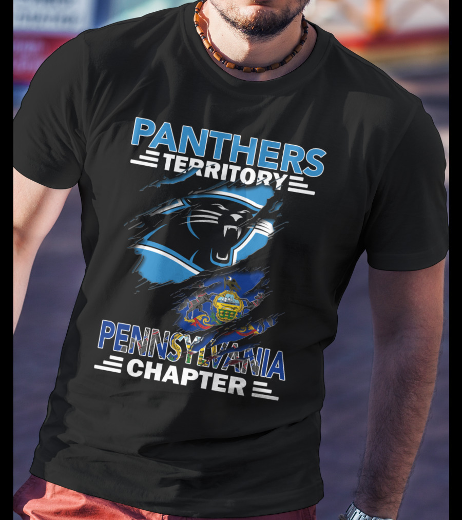 Panthers Territory Pennsylvania Chapter NFL Football Fan T-Shirt
