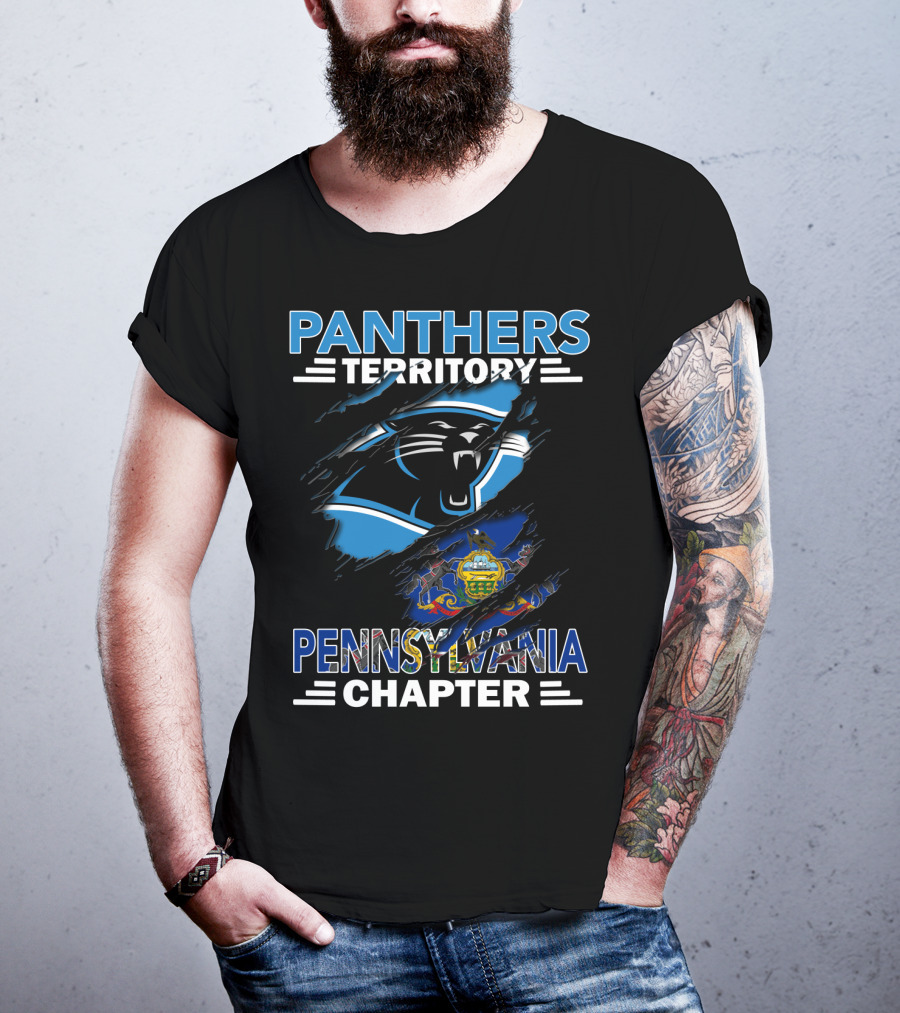 Panthers Territory Pennsylvania Chapter NFL Football Fan T-Shirt