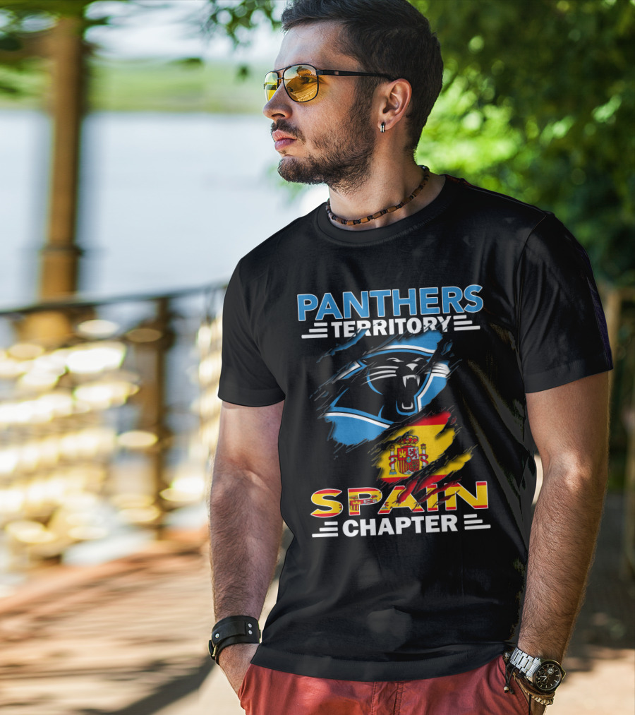 Panthers Territory Spain Chapter Flag T-Shirt