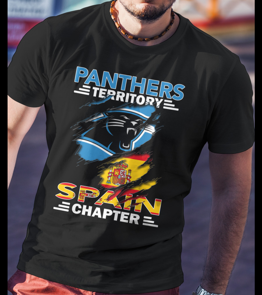 Panthers Territory Spain Chapter Flag T-Shirt
