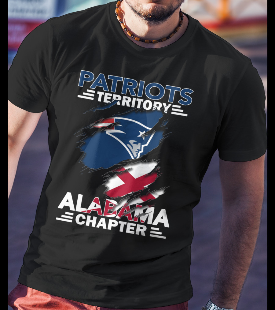 Patriots Territory Alabama Chapter Logo Symbol Connection Patriots Football NFL Alabama State T-Shirt