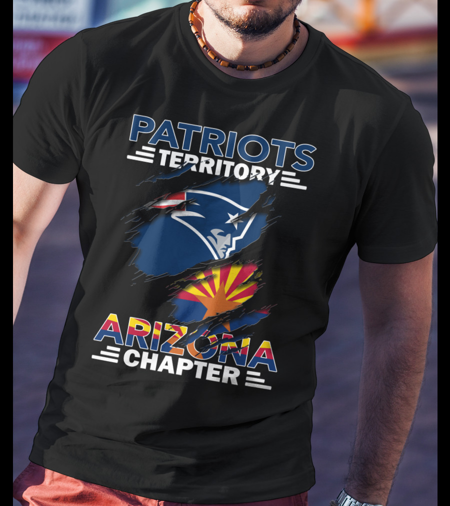 Patriots Territory Arizona Chapter Logo New England Patriots Fan Club T-Shirt