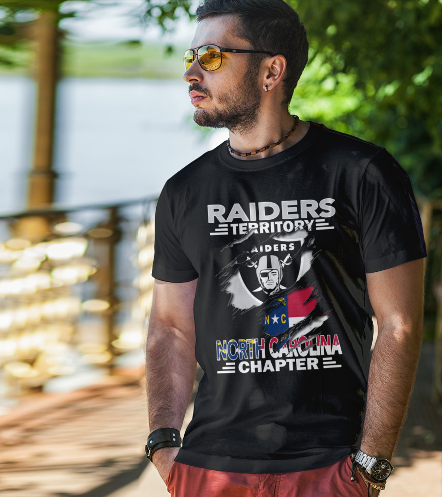 Raiders Territory North Carolina Chapter Flag T-Shirt