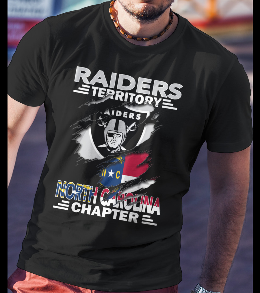 Raiders Territory North Carolina Chapter Flag T-Shirt