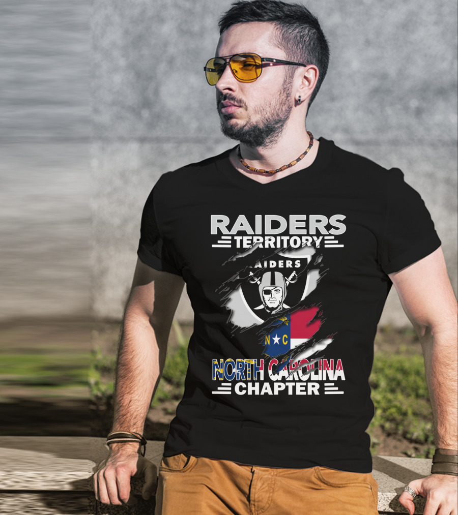 Raiders Territory North Carolina Chapter Flag T-Shirt