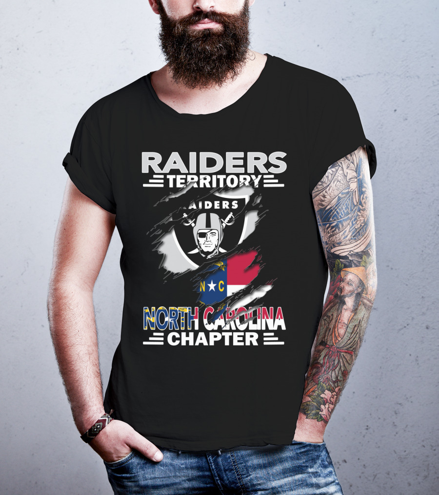 Raiders Territory North Carolina Chapter Flag T-Shirt