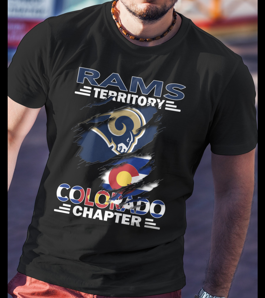 Rams Territory Colorado Chapter Flag Integration T-Shirt