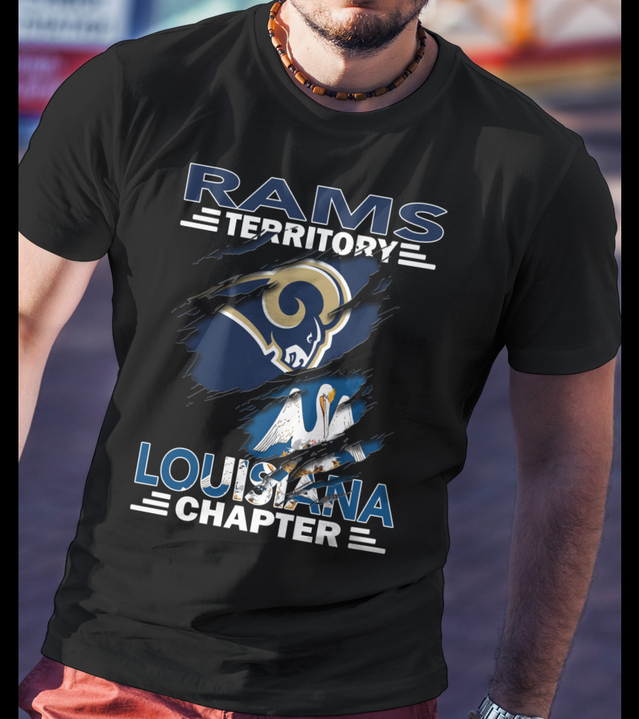 Rams Territory Louisiana Chapter Pelican T-Shirt