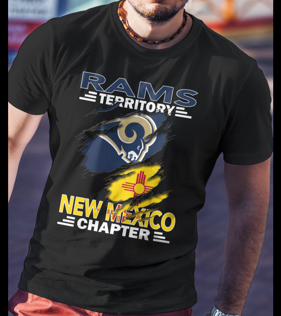 Rams Territory New Mexico Chapter Los Angeles Rams Fan Club T-Shirt