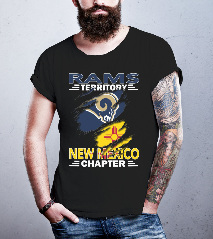 Rams Territory New Mexico Chapter Los Angeles Rams Fan Club T-Shirt