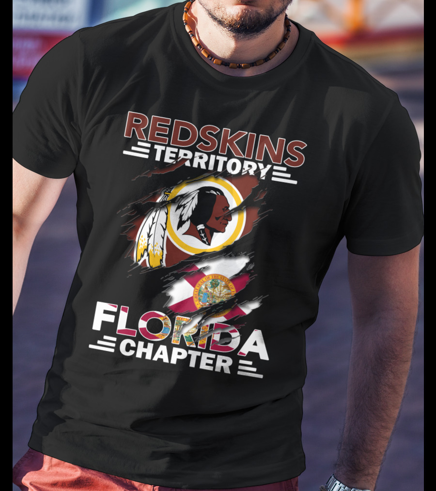 Redskins Territory Florida Chapter Washington Football Team Fan Base T-Shirt