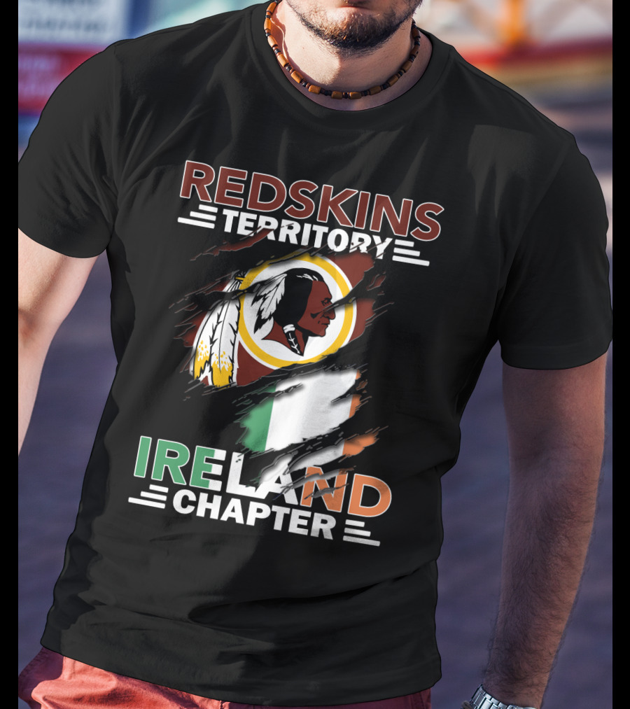 Redskins Territory Ireland Chapter Flag Symbolism T-Shirt