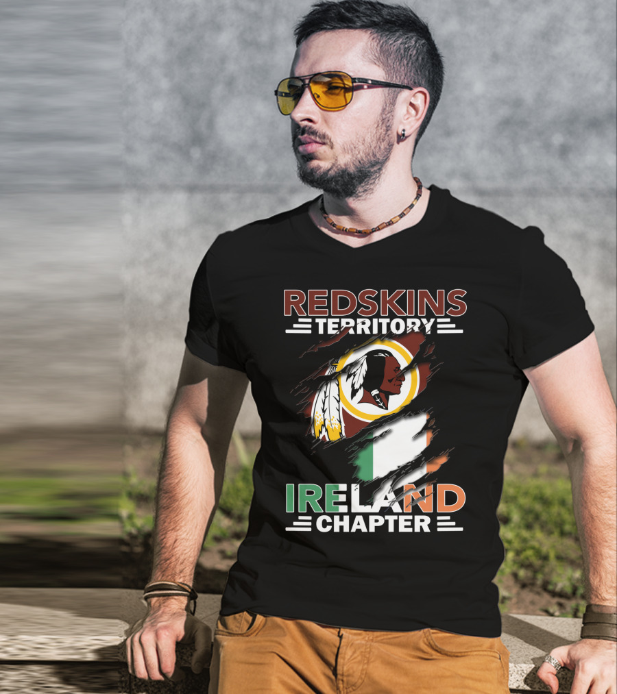 Redskins Territory Ireland Chapter Flag Symbolism T-Shirt