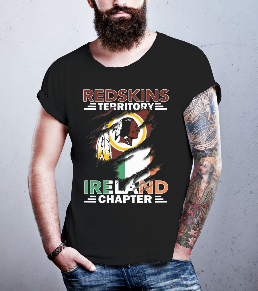 Redskins Territory Ireland Chapter Flag Symbolism T-Shirt