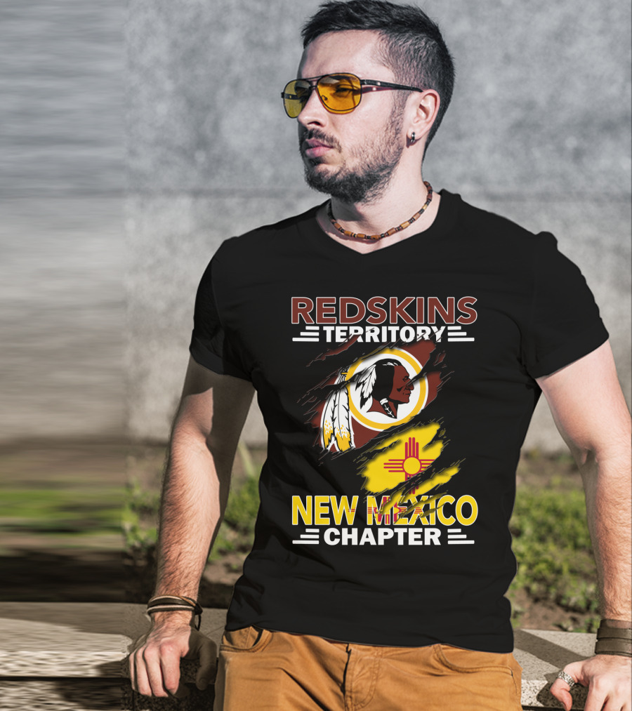 Redskins Territory New Mexico Chapter Flag T-Shirt