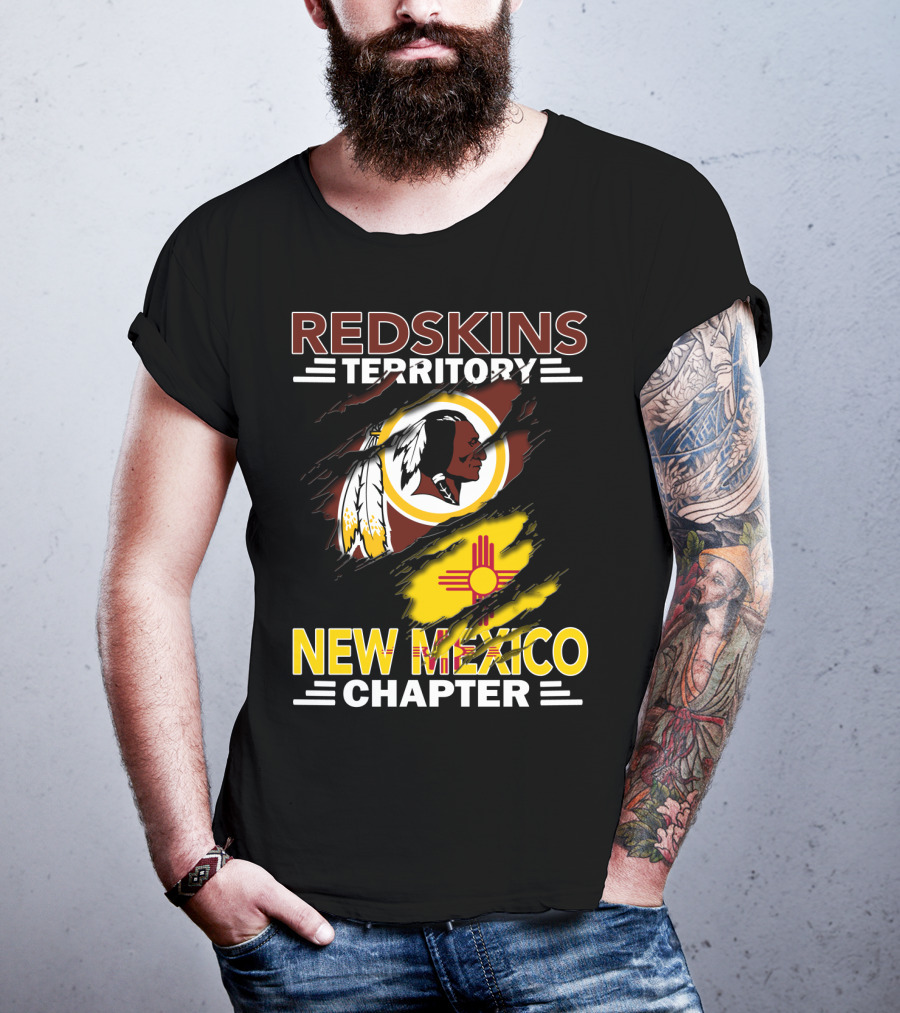 Redskins Territory New Mexico Chapter Flag T-Shirt