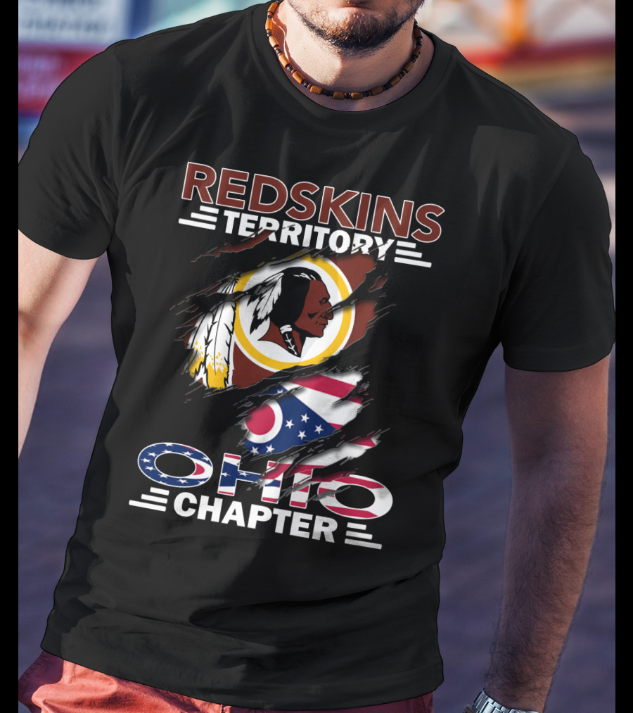 Redskins Territory Ohio Chapter Football Fan Club T-Shirt