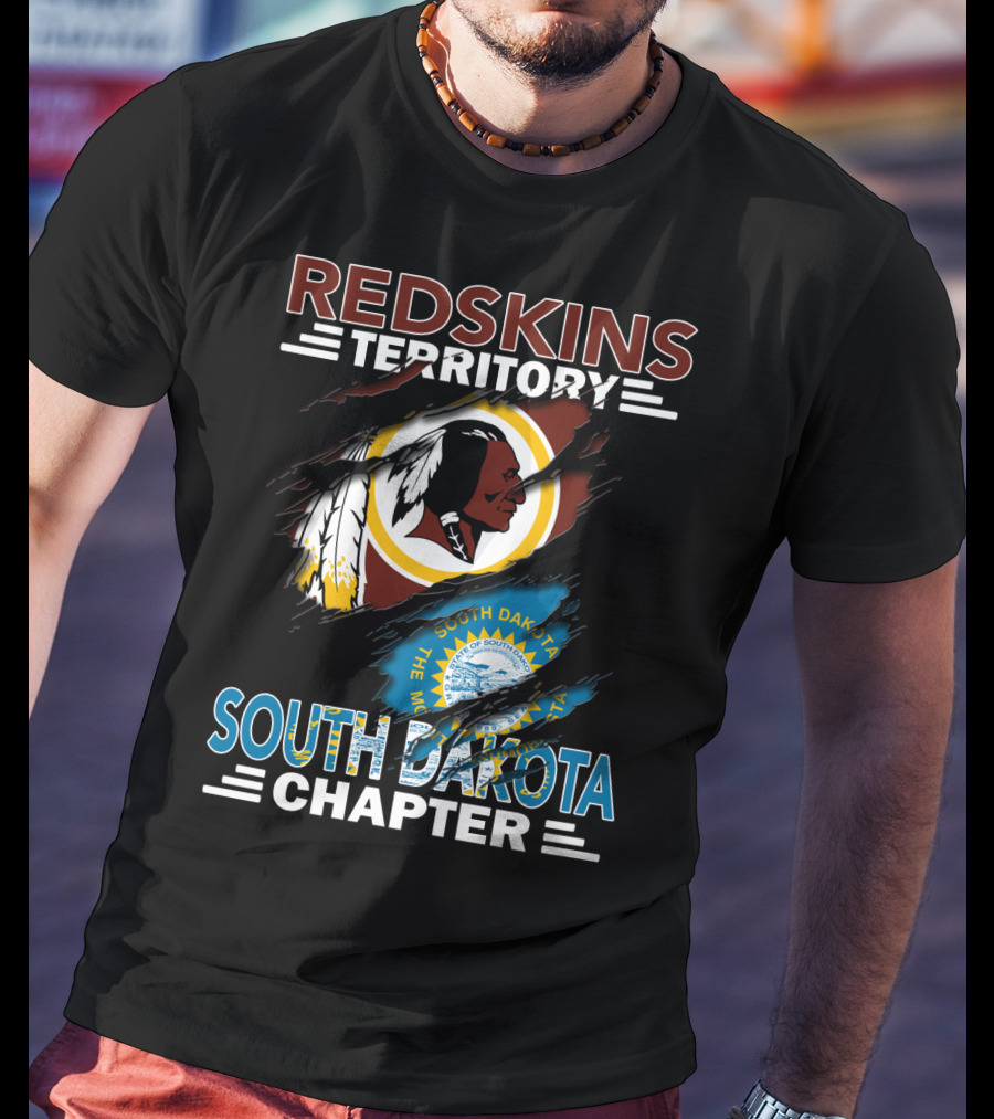Redskins Territory South Dakota Chapter American Football Fan Community T-Shirt