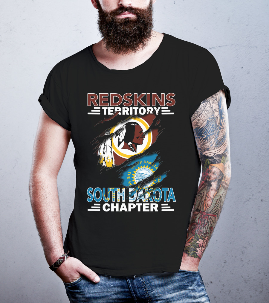 Redskins Territory South Dakota Chapter American Football Fan Community T-Shirt